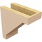 Ekena Millwork 4"W x 8"D x 8"H Classic Burlington Rough Cedar Woodgrain TimberThane Corbel, Primed Tan CORUR04X08X08BURRCPR - alternate 4
